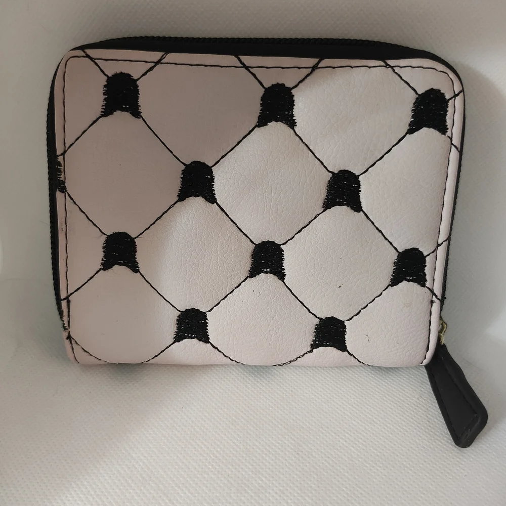 Betsey Johnson Pink and Black Cat Wallet - Picture 2 of 8